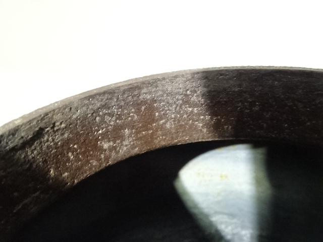  釜師　佐藤清光造　甑口釜　矢文古鏡蓋添（共箱）